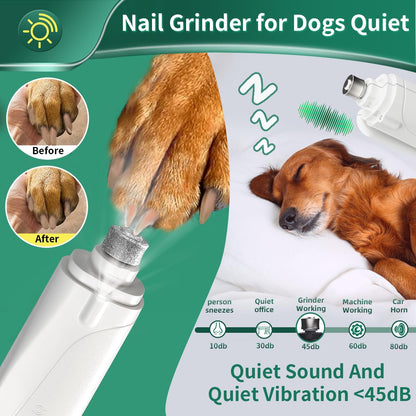 3-in-1 LED Nail Clippers with Grinder for Cats & Dogs