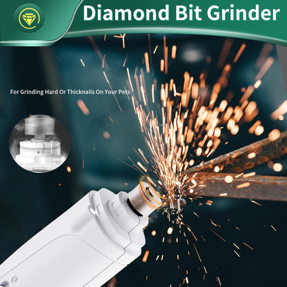 3-in-1 LED Nail Clippers with Grinder for Cats & Dogs