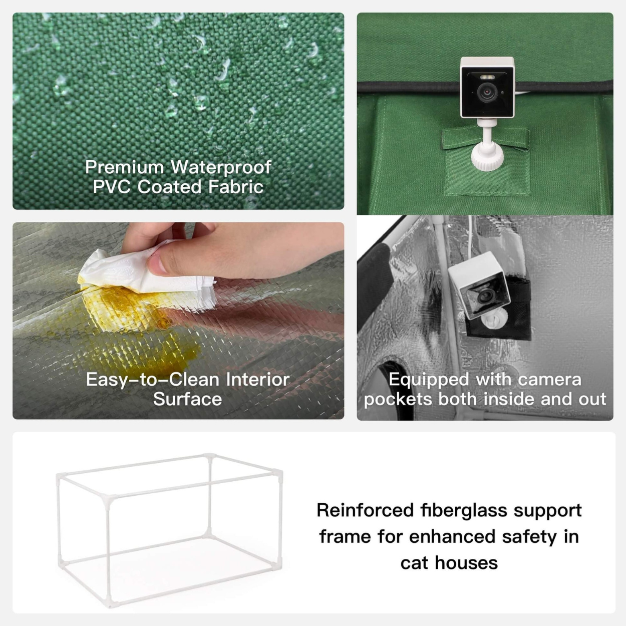 PawCraft Heated Outdoor Cat Shelter - Weatherproof & Insulated