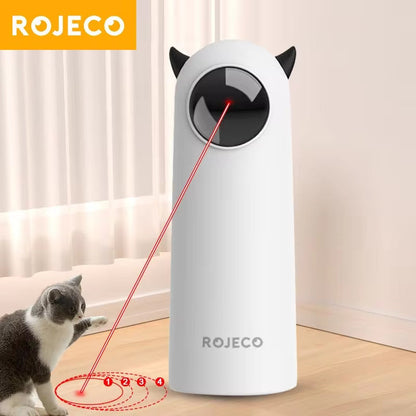 PawCraft Interactive Laser Cat Toy - Automatic 360° Rotation