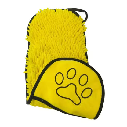 PawCraft Microfiber Pet Drying Towel with Hand Pockets