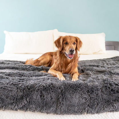 PawCraft Luxe Pet Blanket - Waterproof Faux Fur Throw