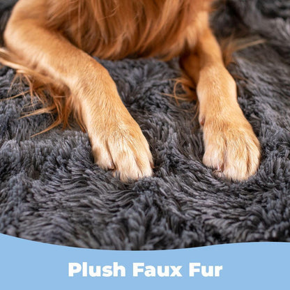PawCraft Luxe Pet Blanket - Waterproof Faux Fur Throw